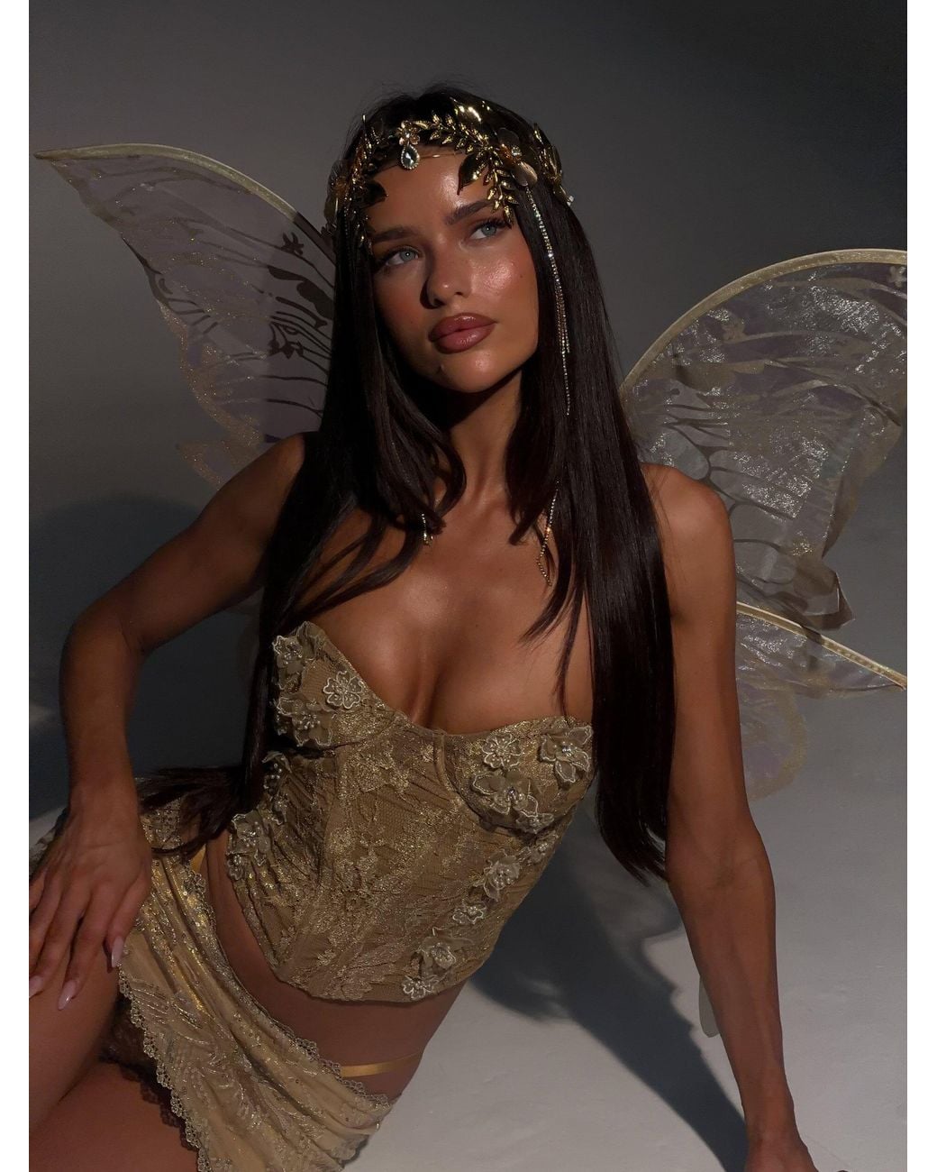 Outcast Brown Mesma Corset