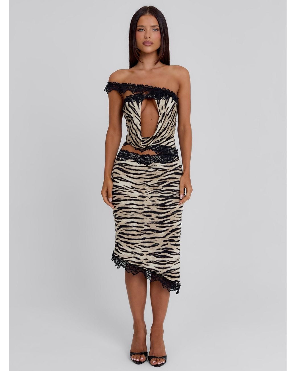 Outcast White Melanie Midi Dress
