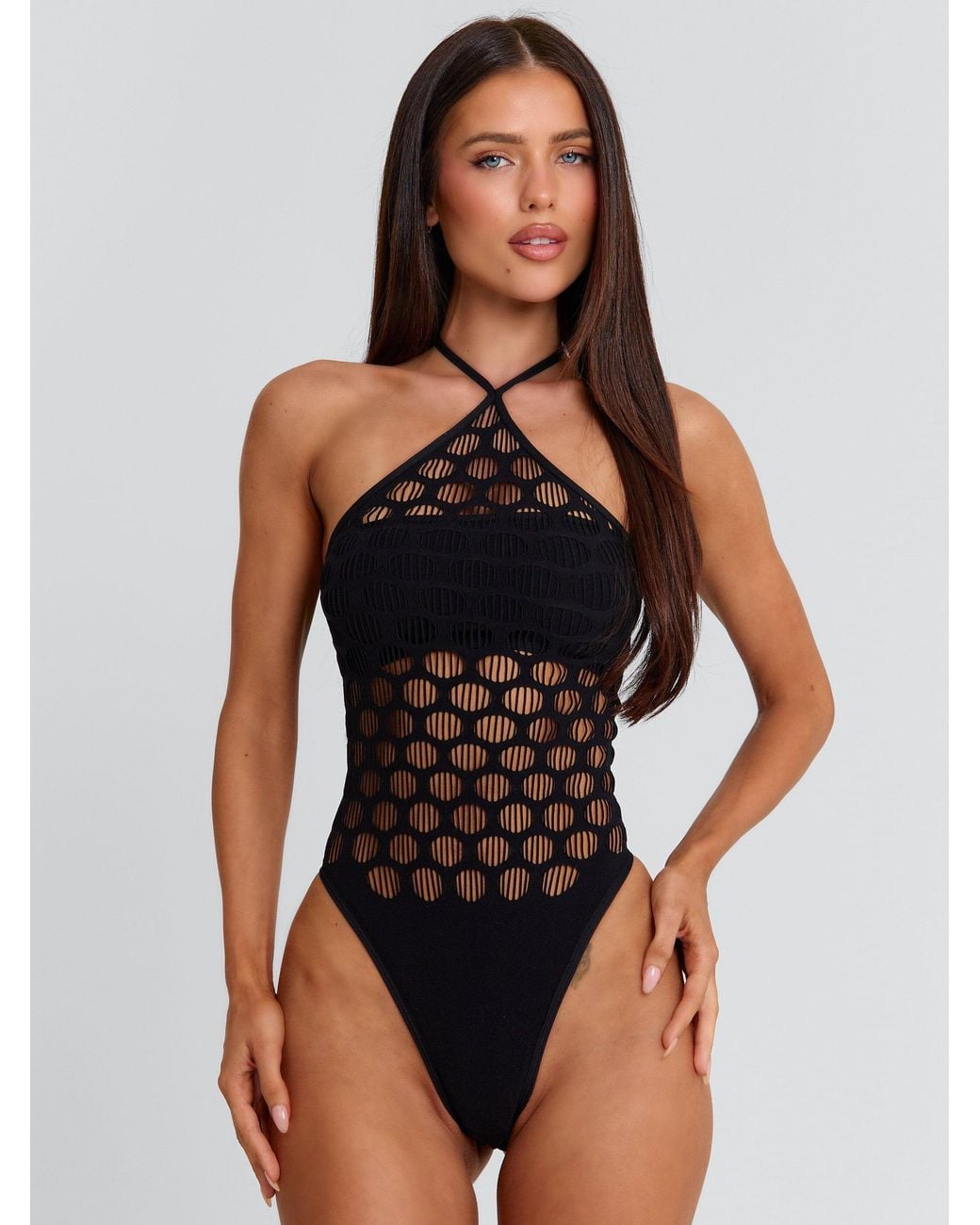 Outcast Gray Vivi Bodysuit