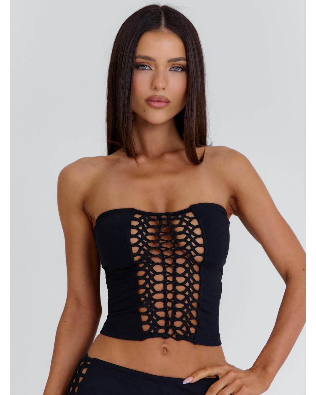 Outcast Black Delice Longline Top