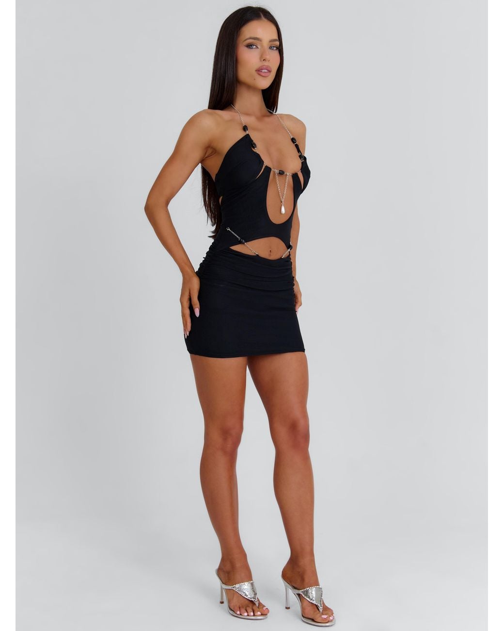 Outcast Black Niki Long Sleeve Mini Dress