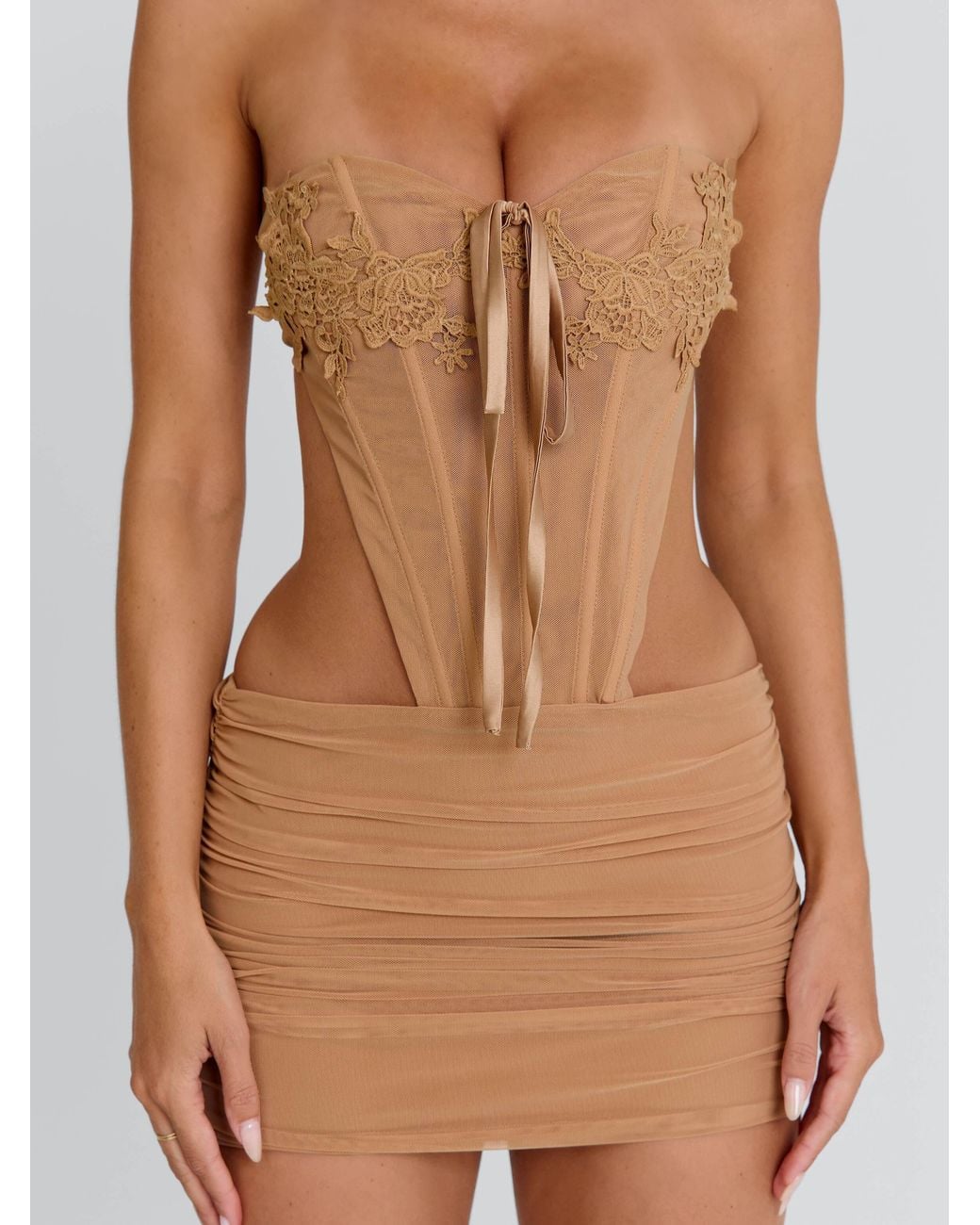 Outcast Brown Oraya Mini Dress