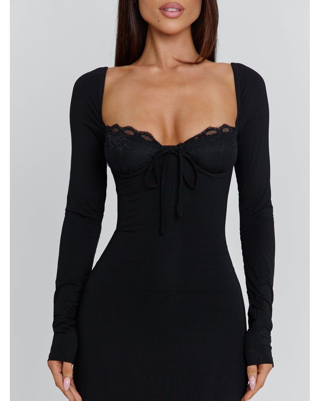 Outcast Dionne Long Sleeve Maxi Dress in Black | Lyst Outcast Dionne Long Sleeve Maxi Dress in Black | Lyst