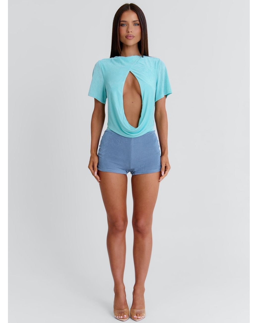 Outcast Blue Bridgett Playsuit
