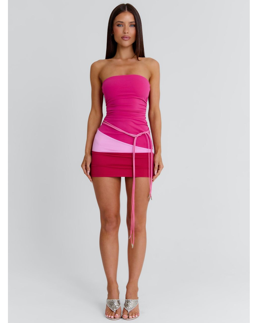 Outcast Pink Hillary Mini Dress