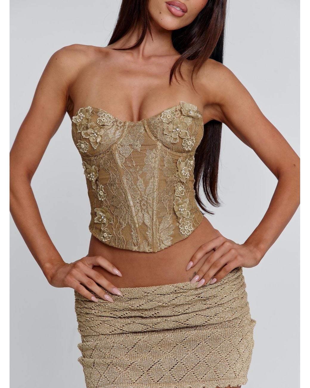Outcast Brown Mesma Corset