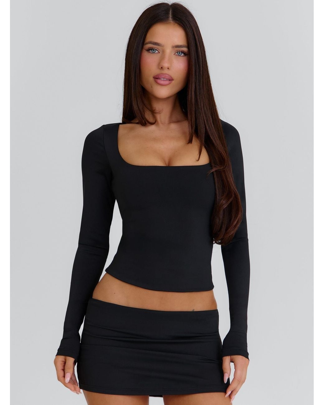 Outcast Black Base Mini Skirt