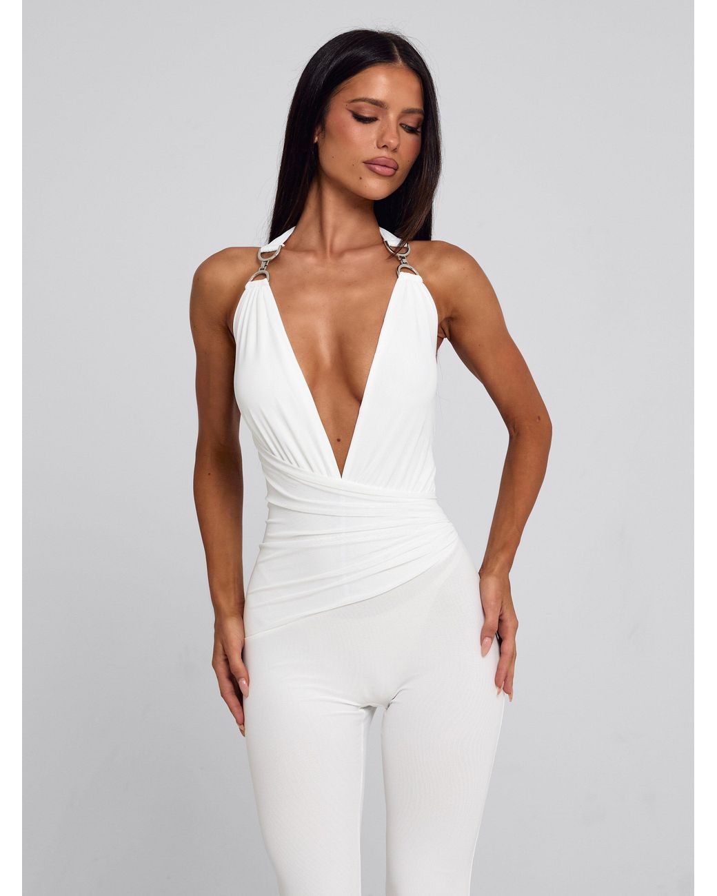 Outcast White Carys Jumpsuit