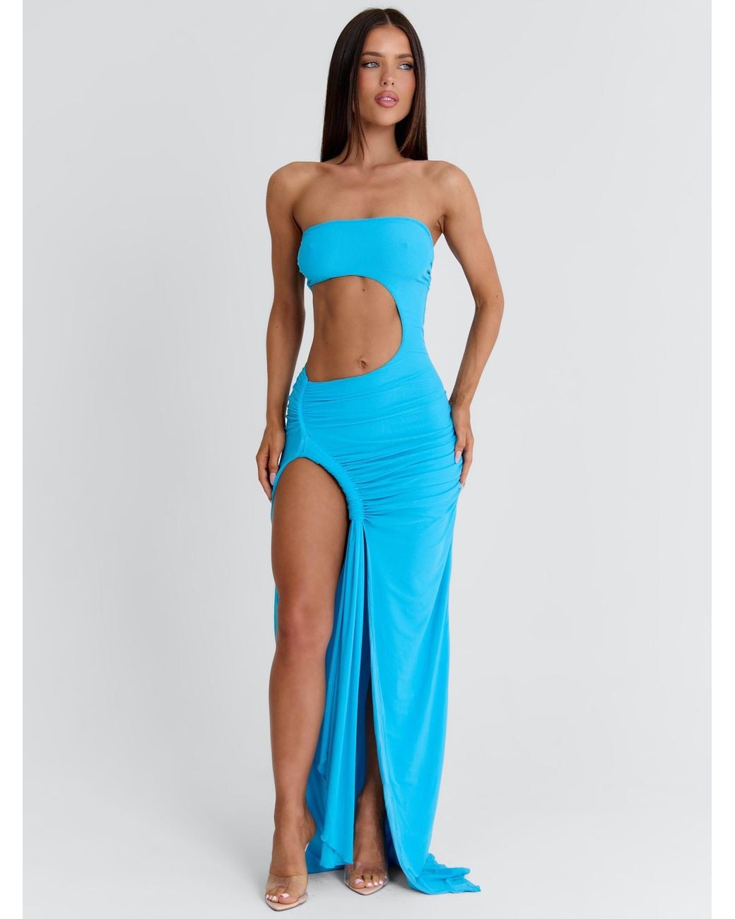 Outcast Blue Alanna Maxi Dress