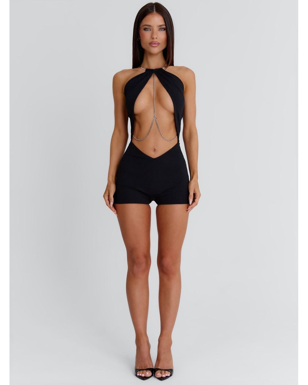 Outcast Black Rhianon Playsuit