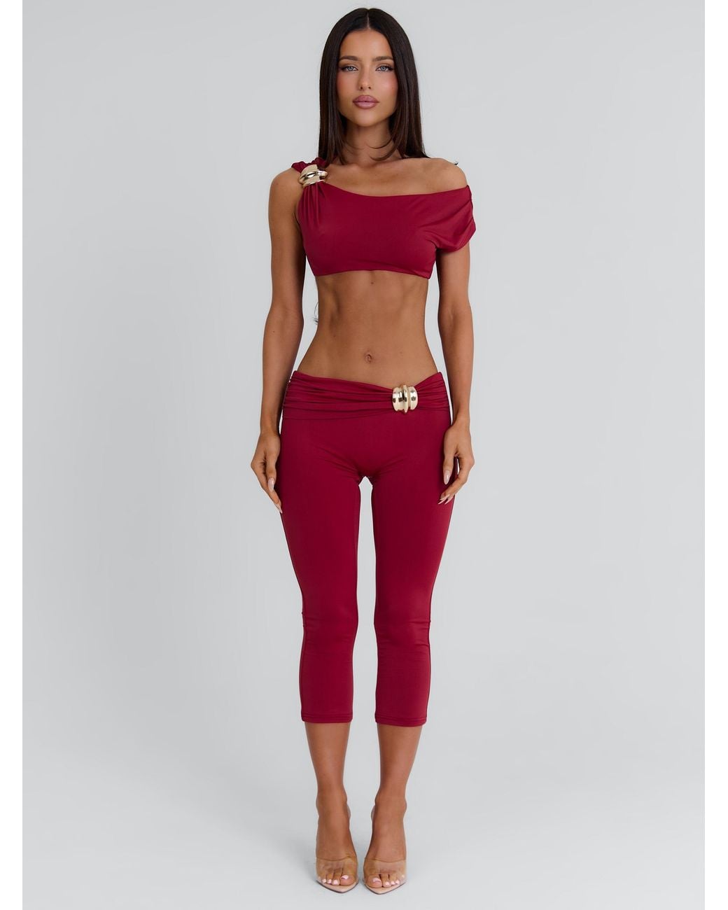 Outcast Brown Atheena Capri Pants Deep