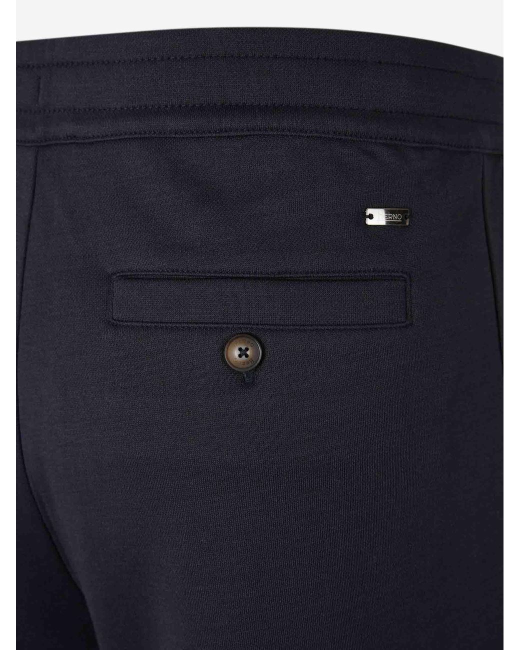 Bermudas Punto Algodón Herno de hombre de color Blue