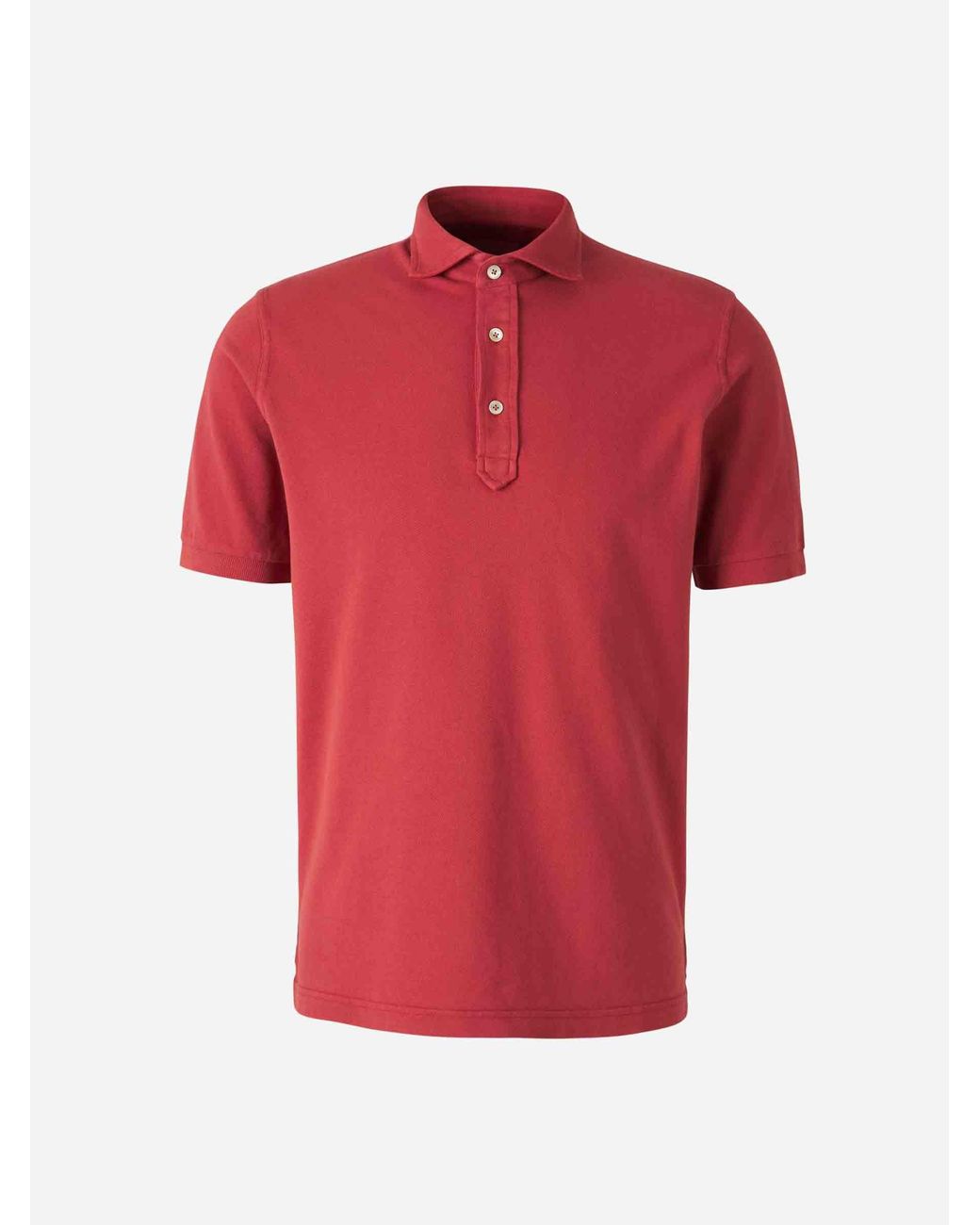 Polo Liso Algodón Santa Eulalia de hombre de color Red