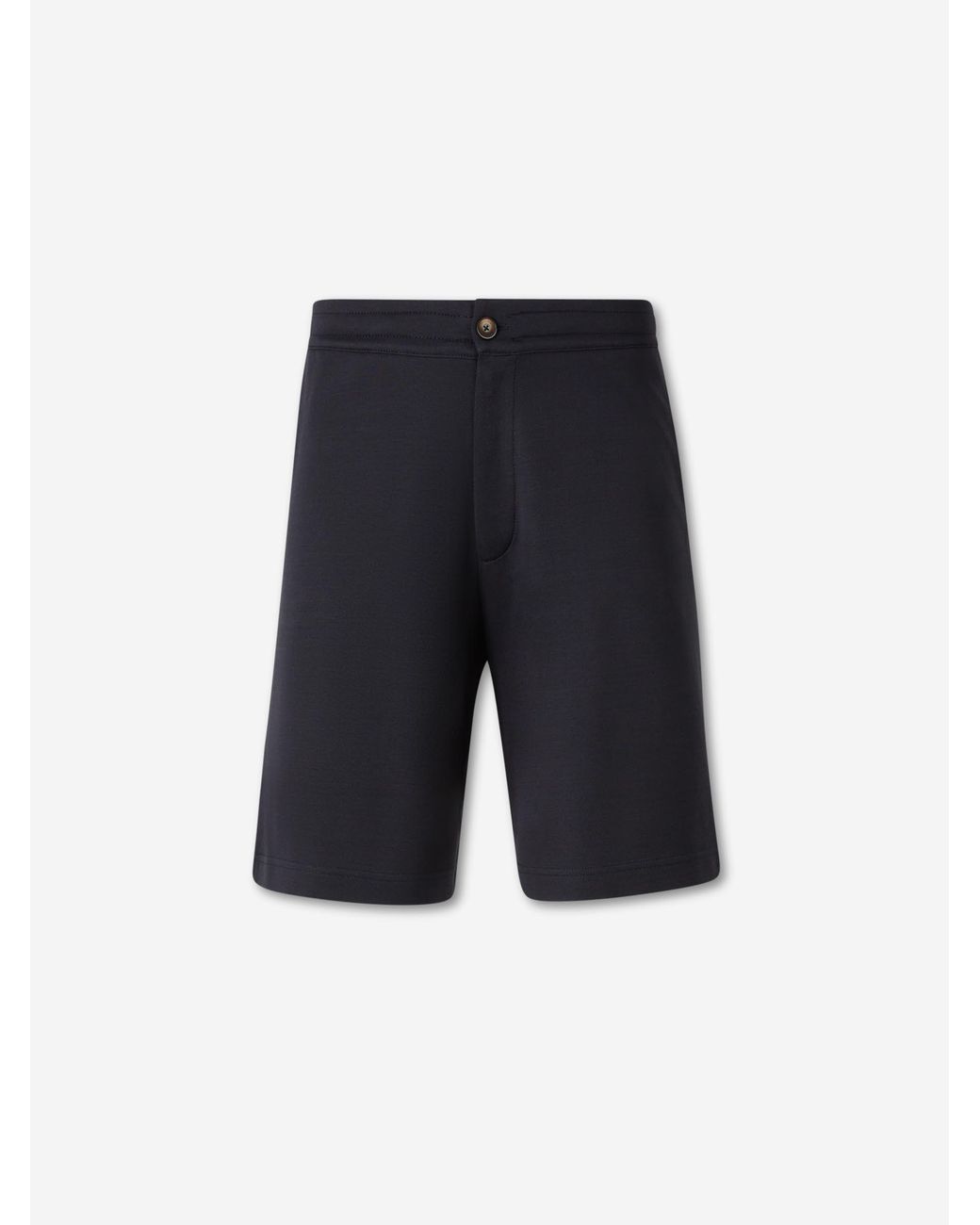 Bermudas Punto Algodón Herno de hombre de color Blue