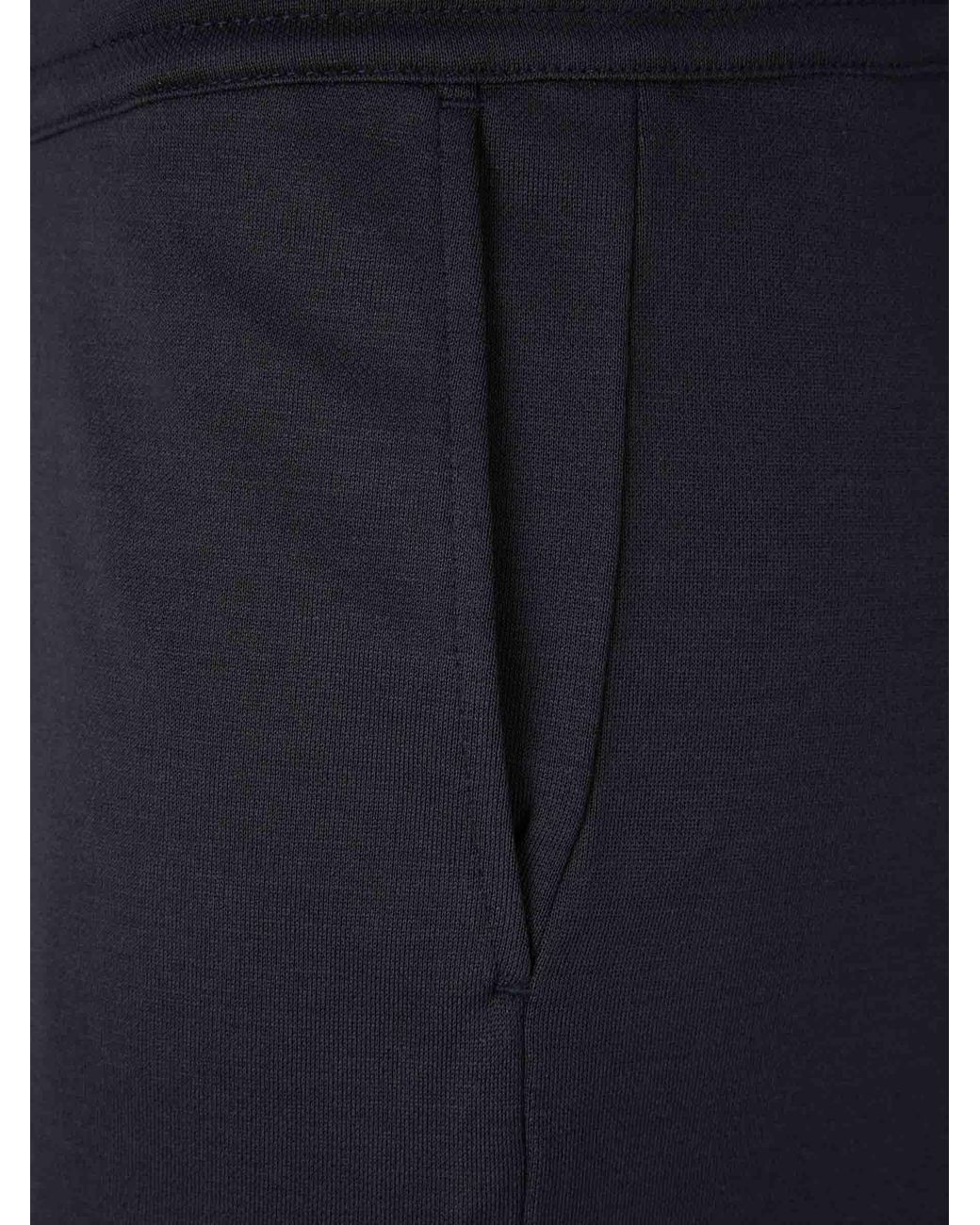 Bermudas Punto Algodón Herno de hombre de color Blue