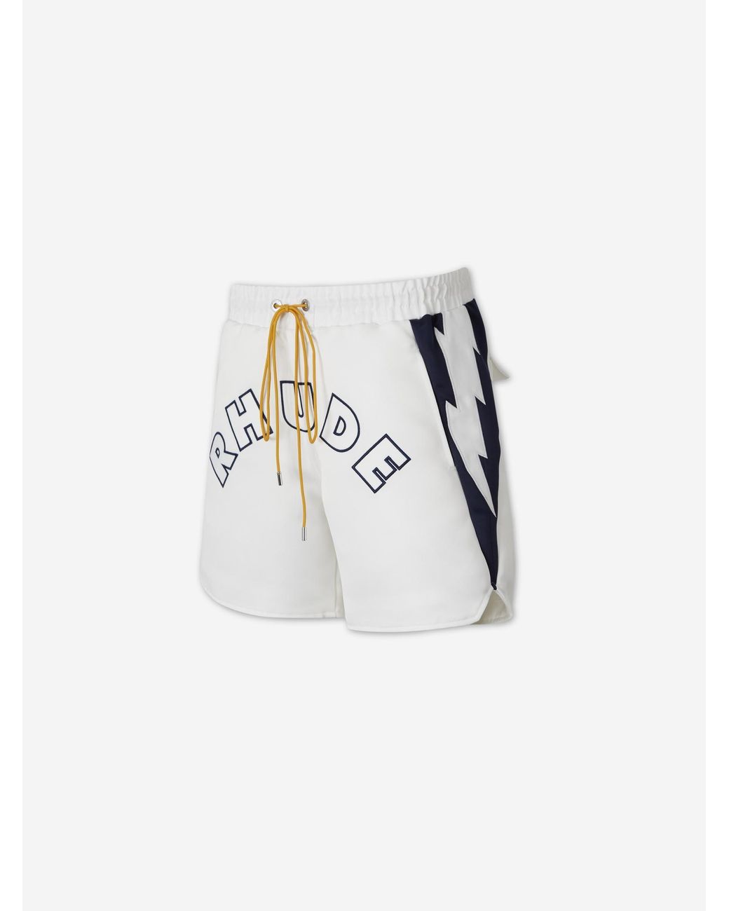 Bermudas Logo Rhude de hombre de color White