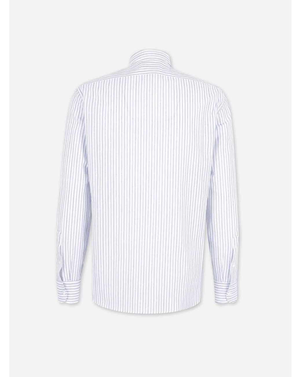 Camisa Listada Santa Eulalia de hombre de color White