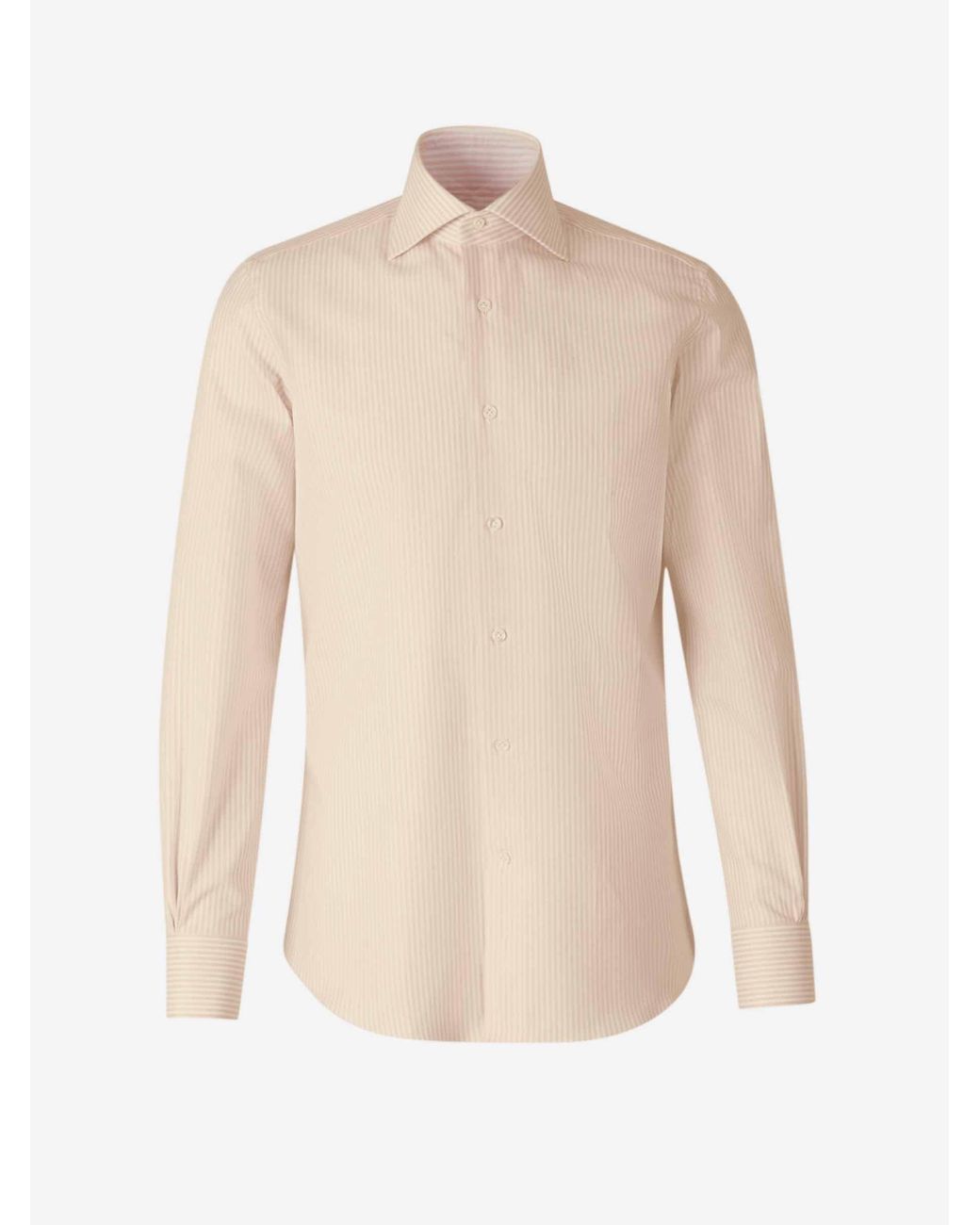 Camisa Rayas Algodón Santa Eulalia de hombre de color White