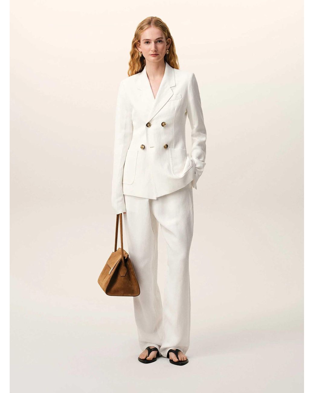 Blazer Bar Cruzada AMI de color White