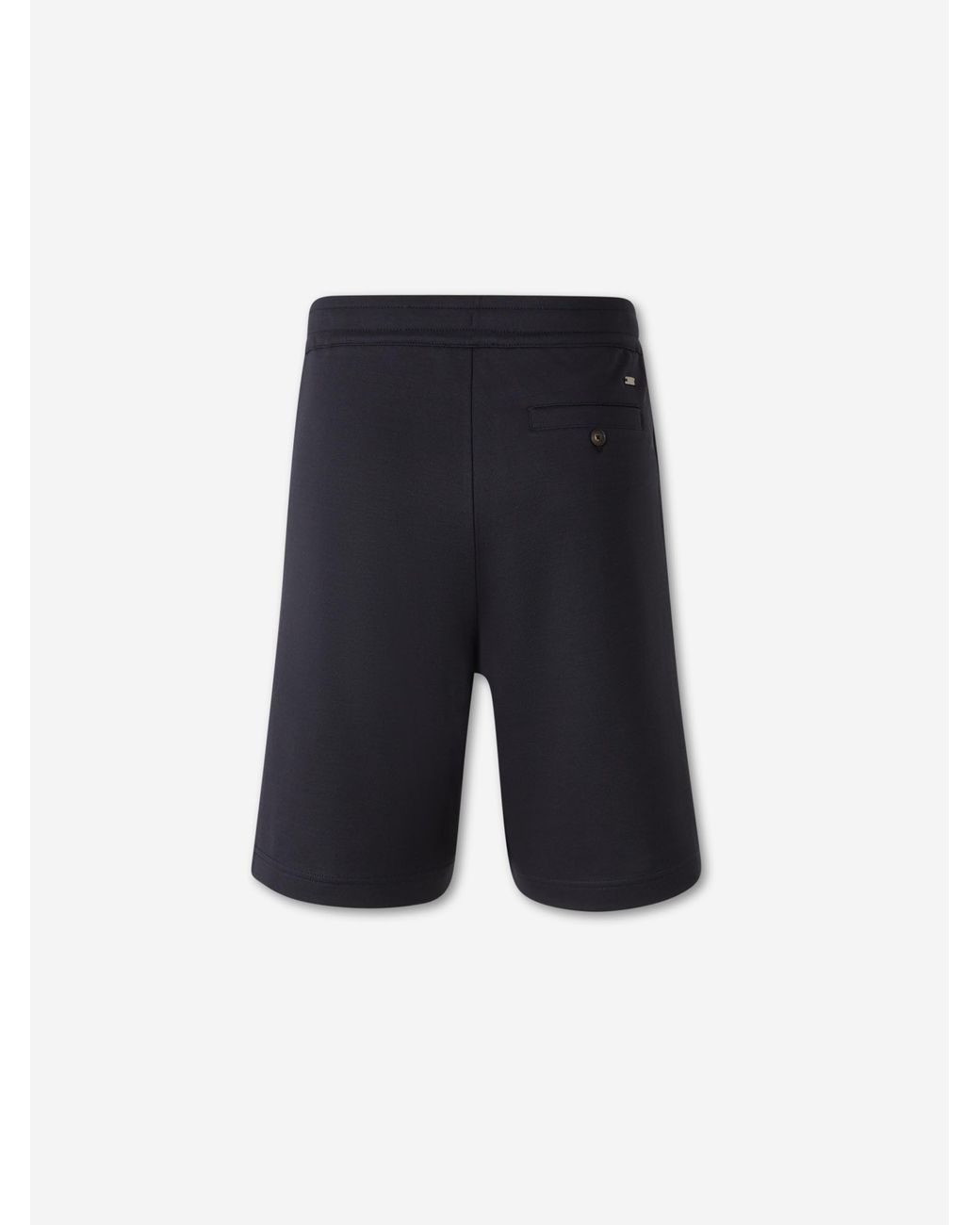 Bermudas Punto Algodón Herno de hombre de color Blue