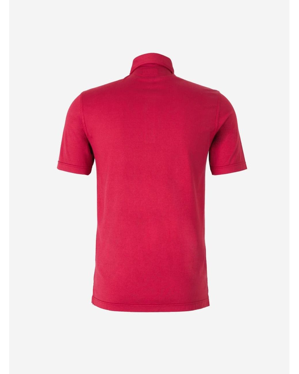 Polo Liso Algodón Santa Eulalia de hombre de color Red