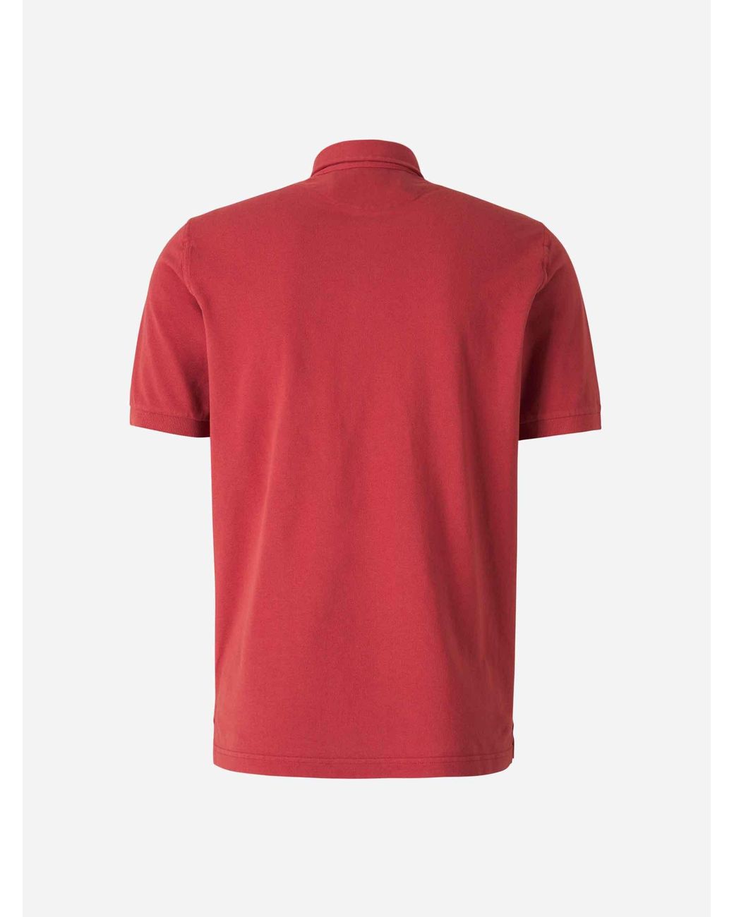 Polo Liso Algodón Santa Eulalia de hombre de color Red