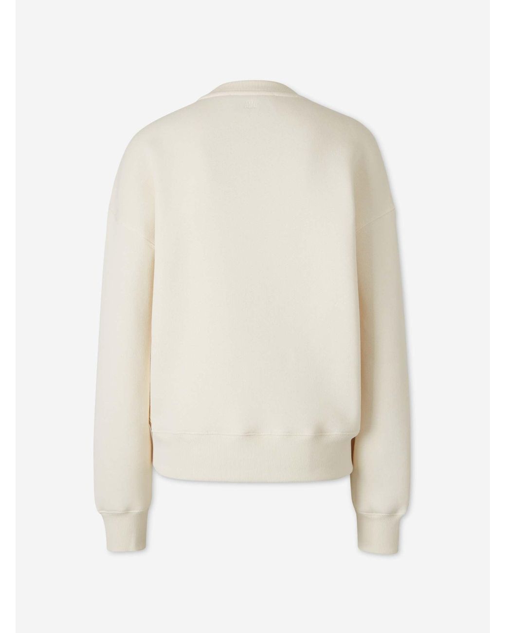 Sudadera Cuello Redondo AMI de color White