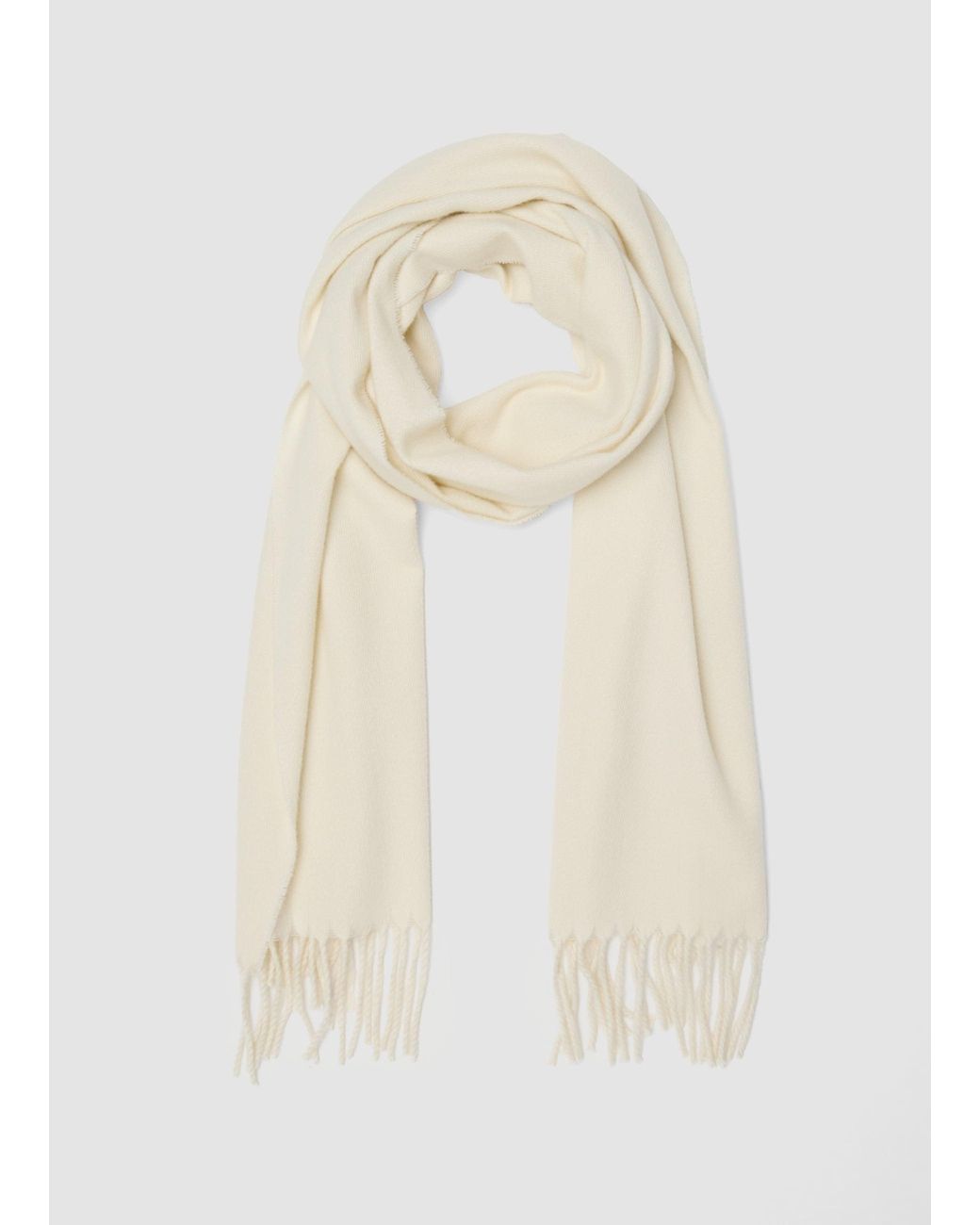 Sciarpa Bianca Con Frange di OVS in White