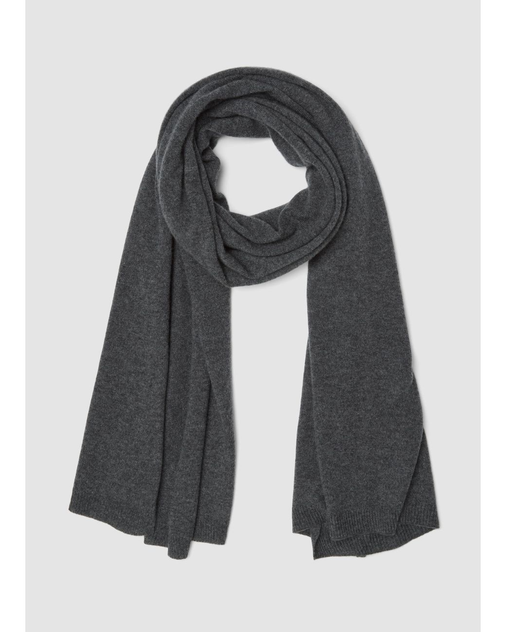 Sciarpa Grigia di Piombo Contemporary in Black