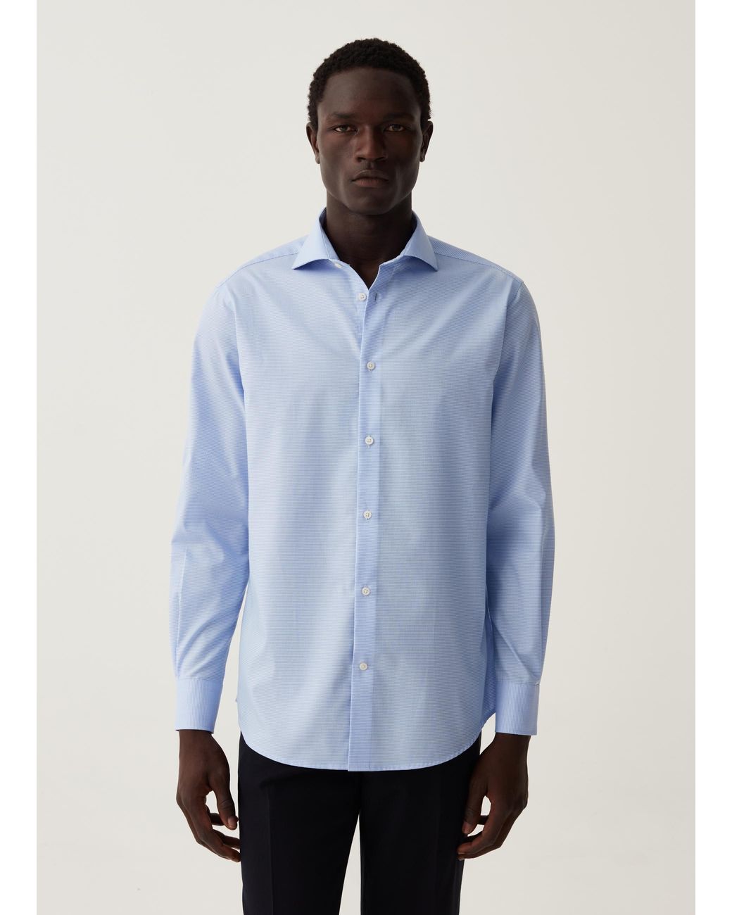 Camicia Regular Fit Micro Quadri No Stiro, , Multicolor, Taglia: 39 da Uomo  di OVS HOUSEBRAND in Blu | Lyst