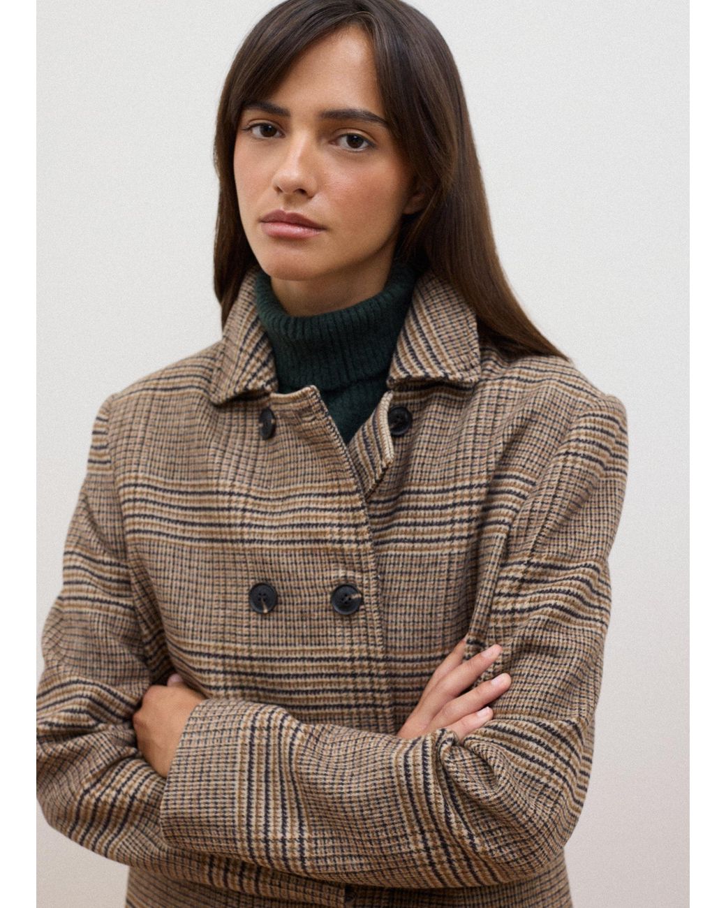 Shacket di Les Copains in Brown
