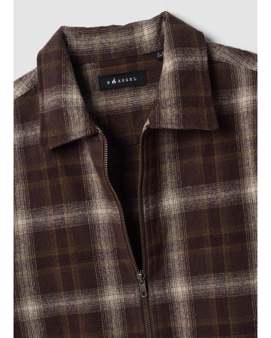 Camicia Cropped di B.ANGEL in Brown da Uomo