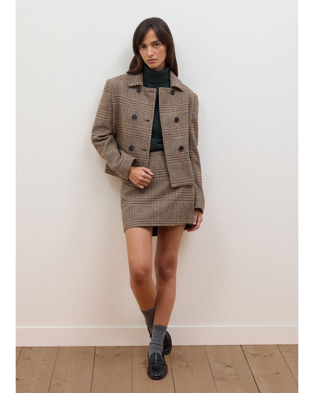 Shacket di Les Copains in Brown