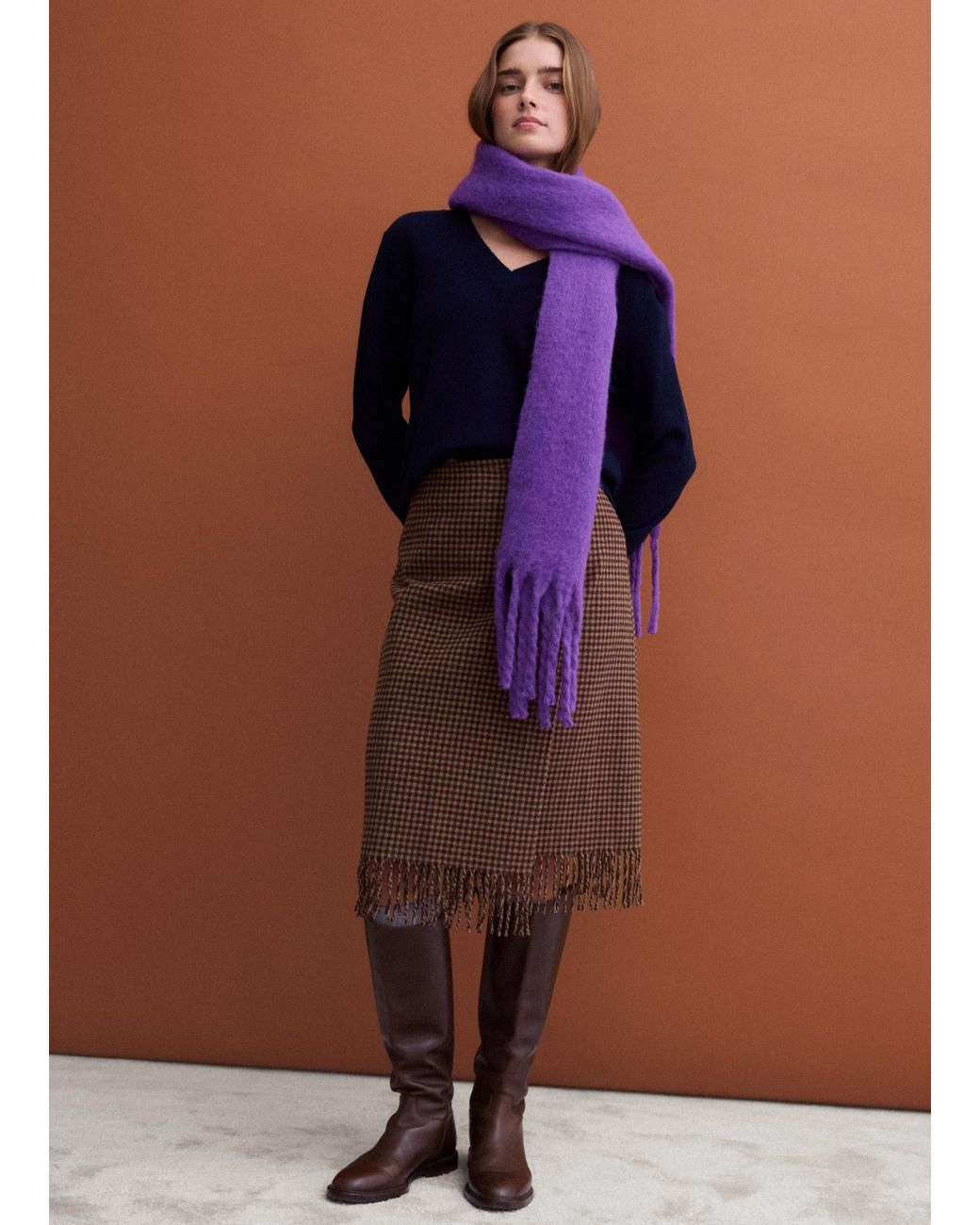 Sciarpa di Piombo in Purple