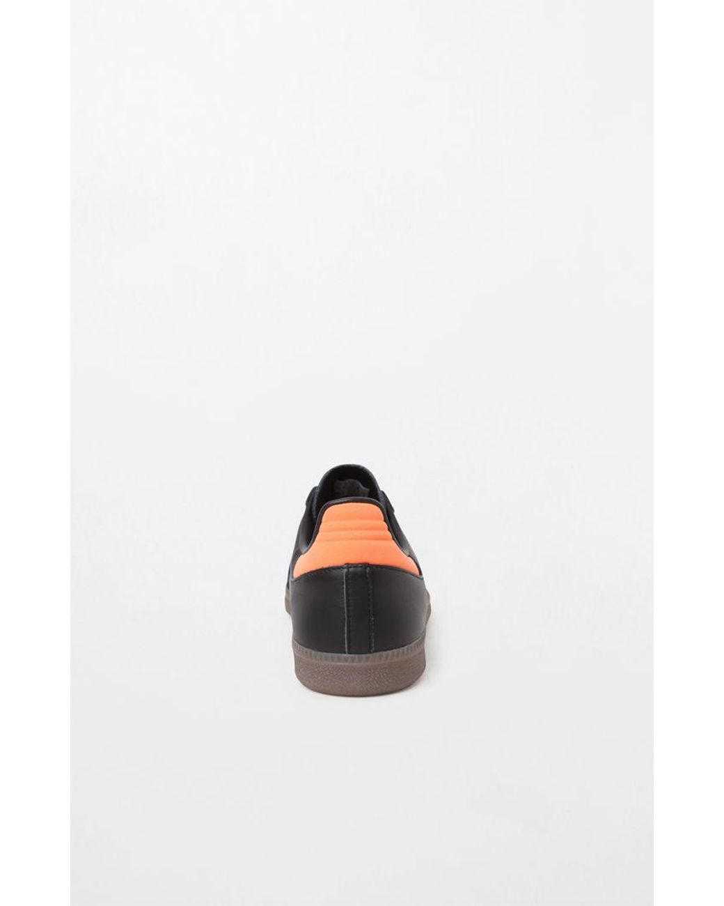 adidas Rubber Samba Og Black & Orange Shoes for Men | Lyst