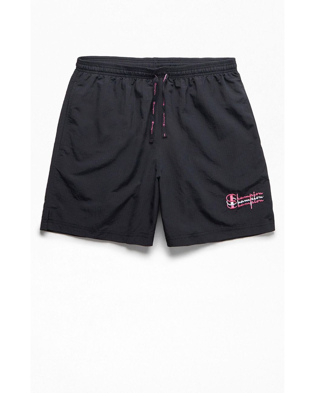 stacked nylon ripstop shorts
