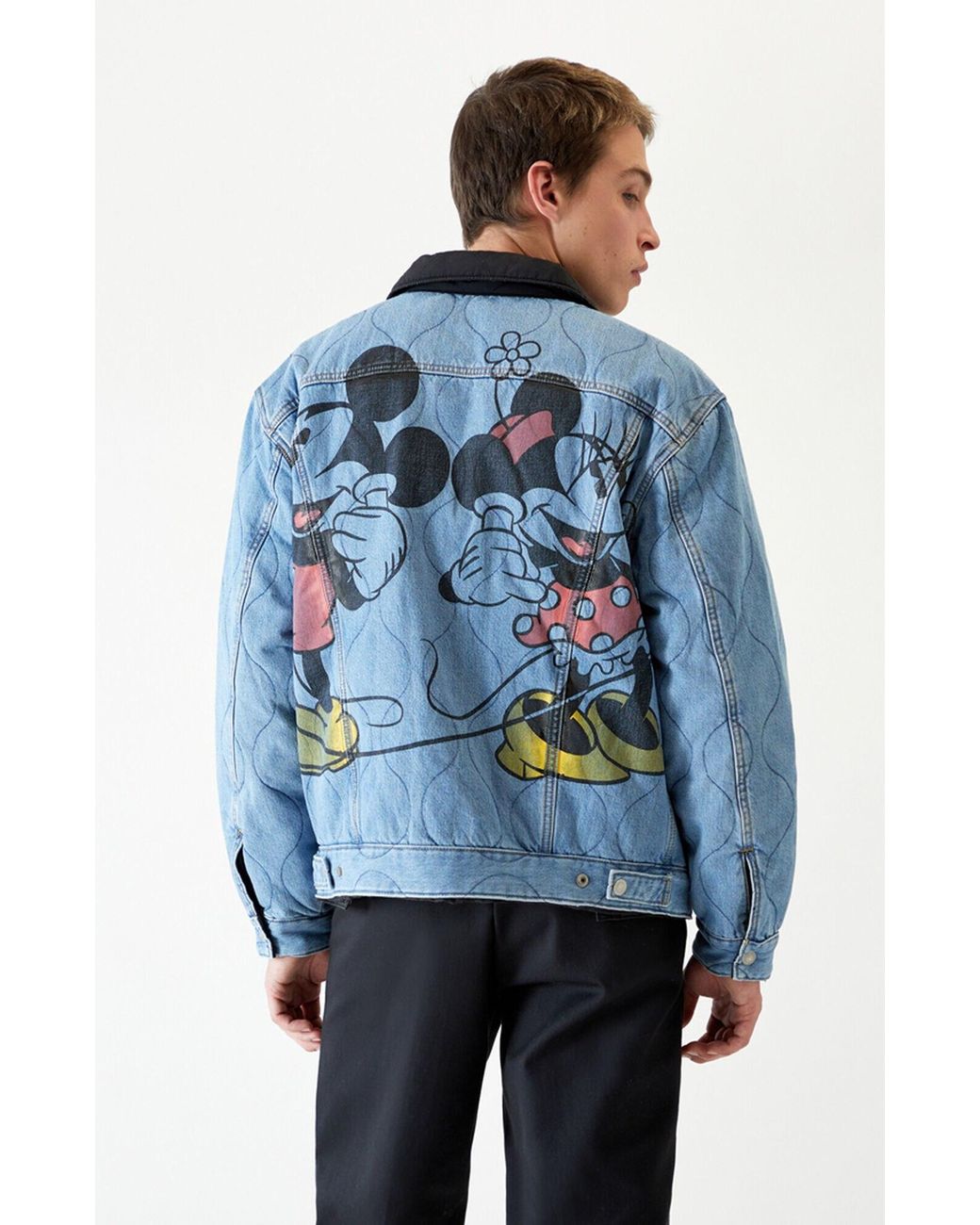 Levi's X Disney Vintage Sherpa Denim Jacket in Blue for Men - Lyst