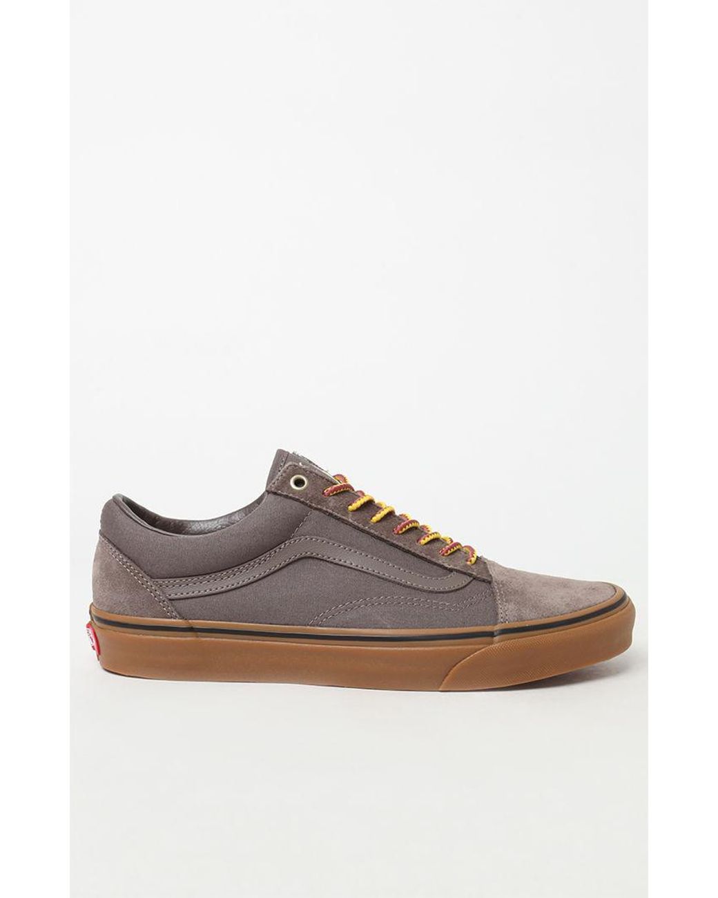 Vans Rubber Gum Sole Old Skool Shoes in Brown for Men | Lyst