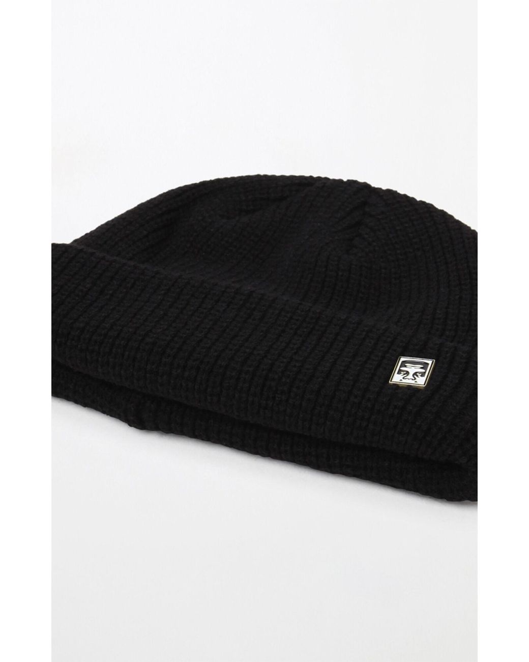 Obey Micro Beanie in Black for Men | Lyst
