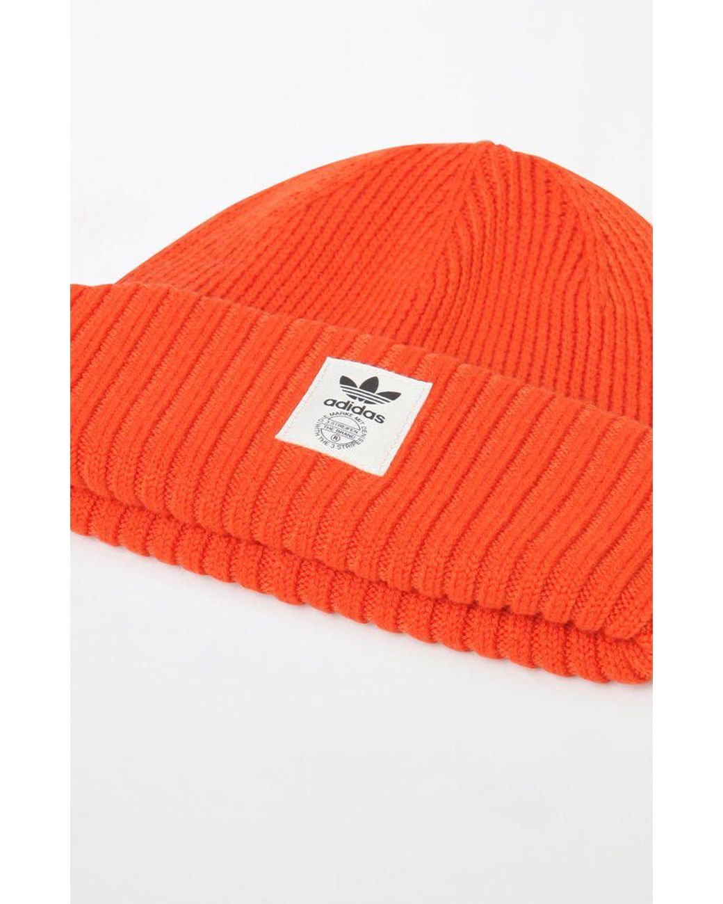 adidas Utility Orange Beanie for Men | Lyst