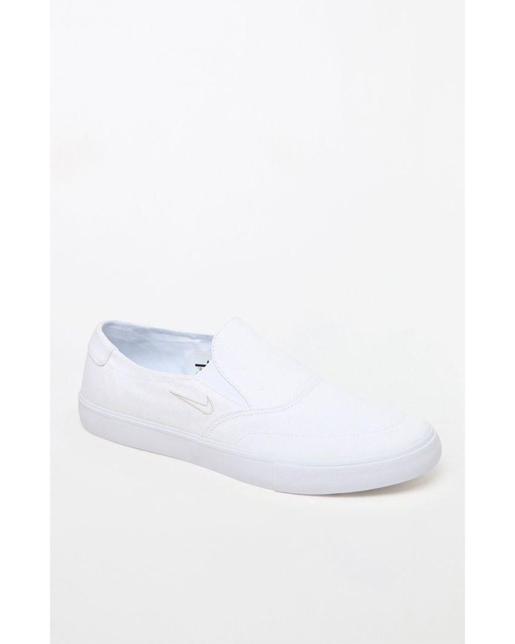 Nike Rubber Zoom Stefan Janoski Slip-on White Shoes for Men | Lyst