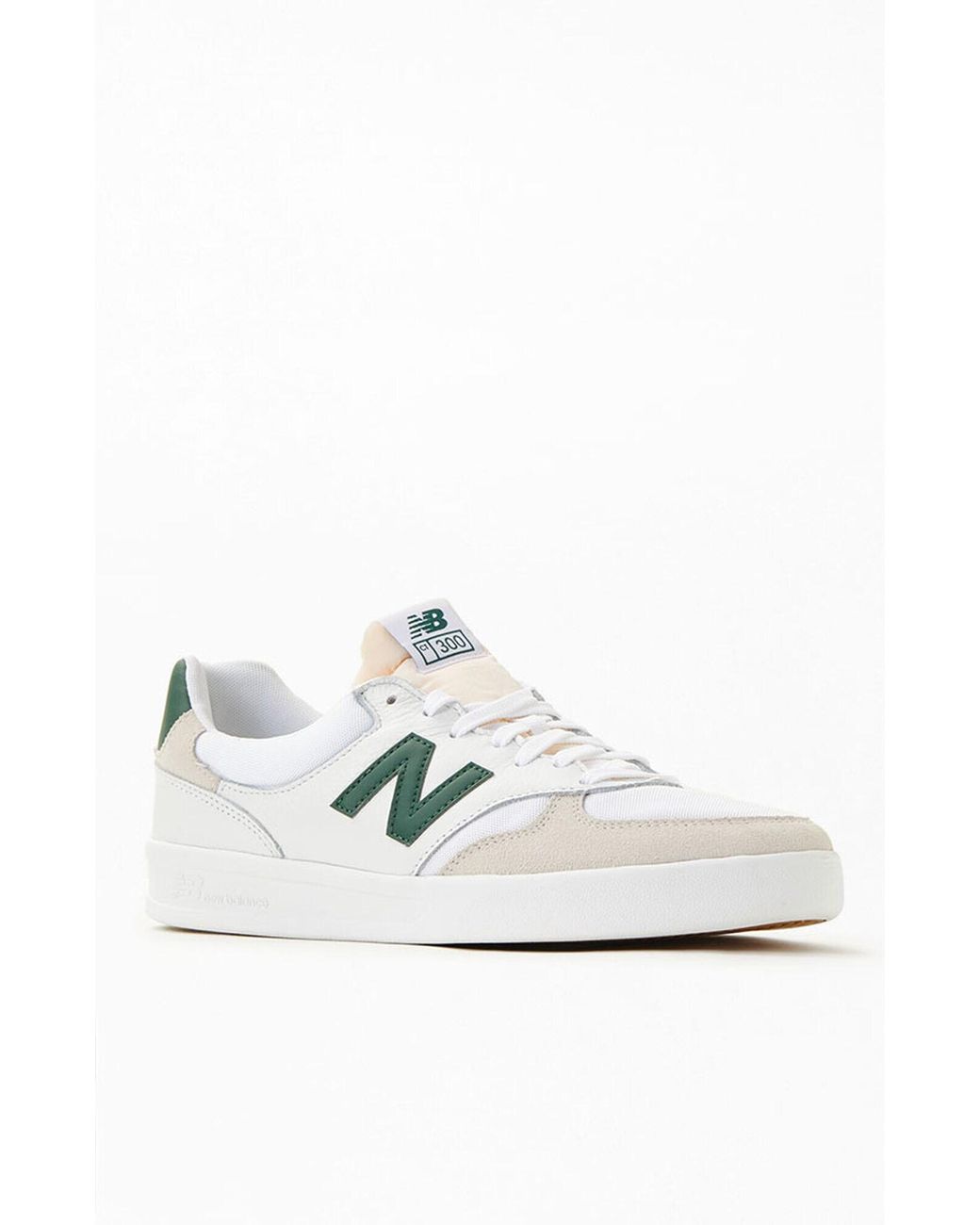 New Balance Lace 300 Court V3 Shoes in White Green (White) for Men Lyst New Balance Lace 300 Court V3 Shoes in White Green (White) for Men Lyst