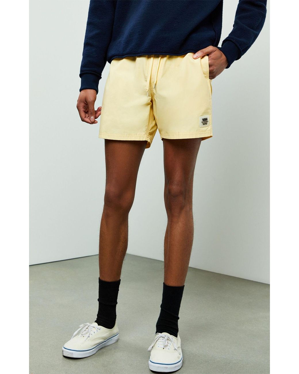 Vans Yellow Primary Volley Shorts for Men | Lyst