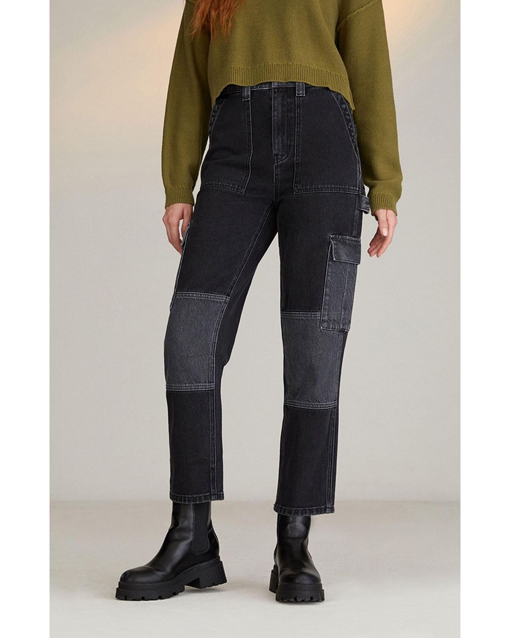 PacSun Two-tone Paneled Cargo Skate 