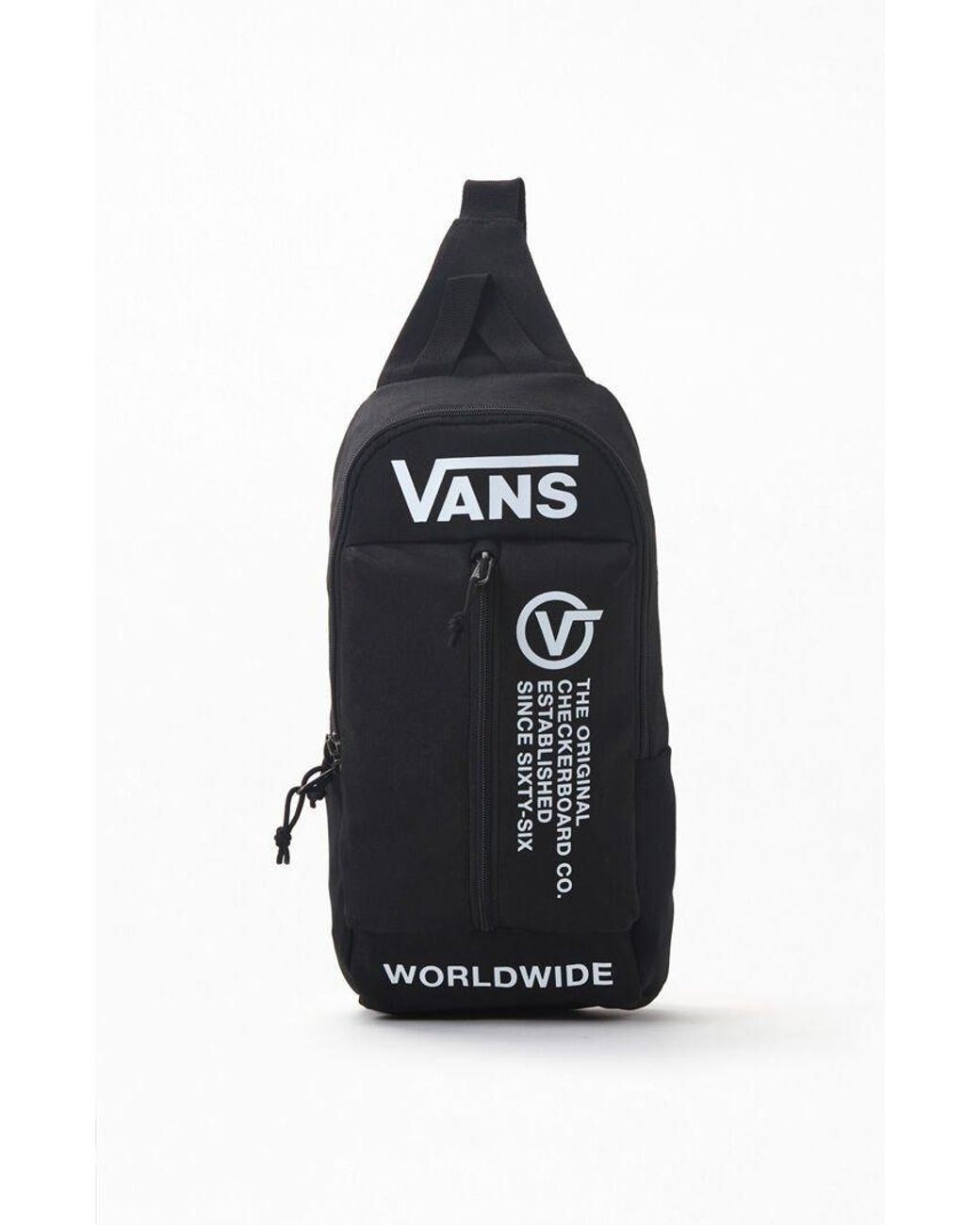 Vans Warp Sling Bag in Black for Men Lyst