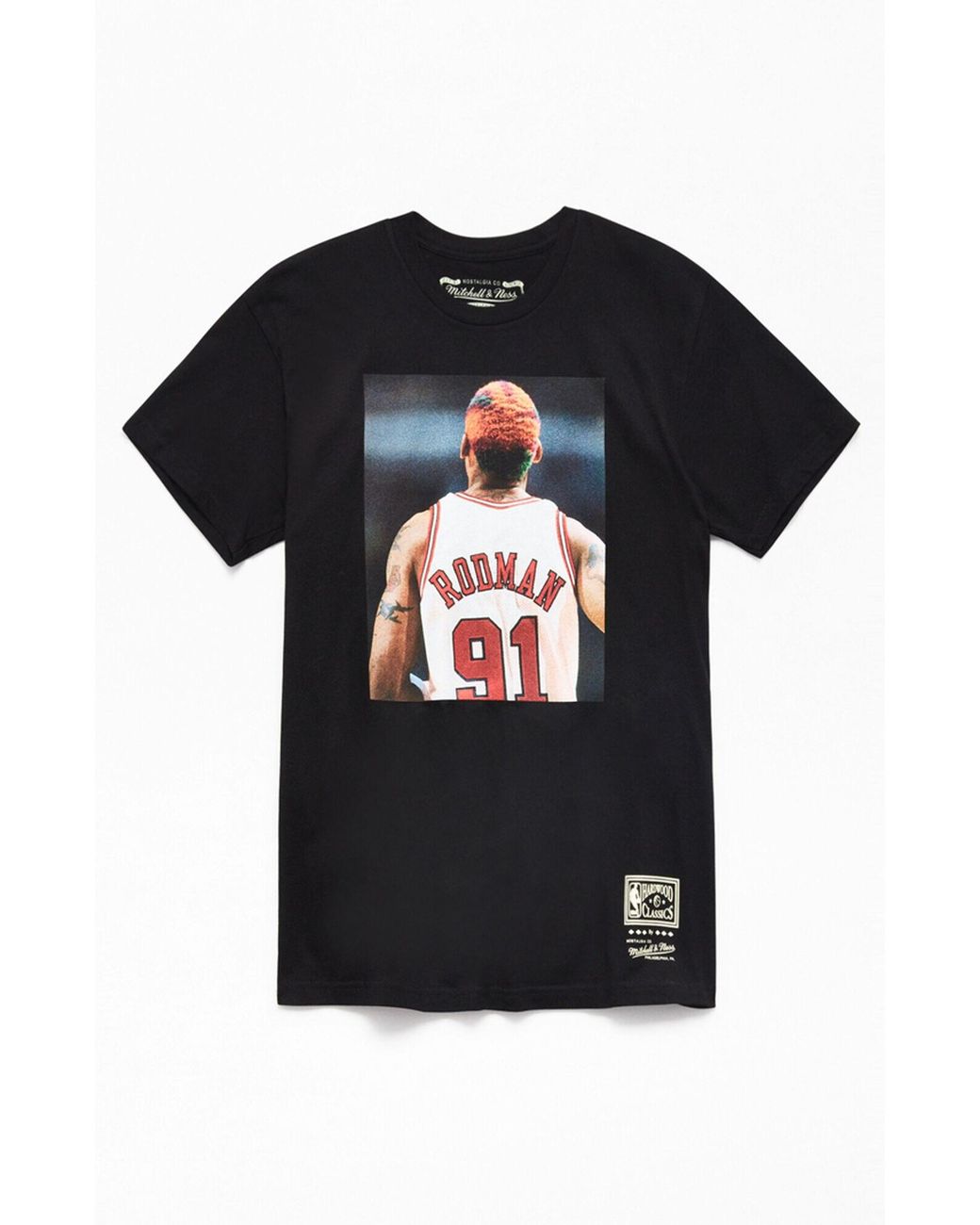 Mitchell & Ness Dennis Rodman T-shirt in Black for Men - Lyst