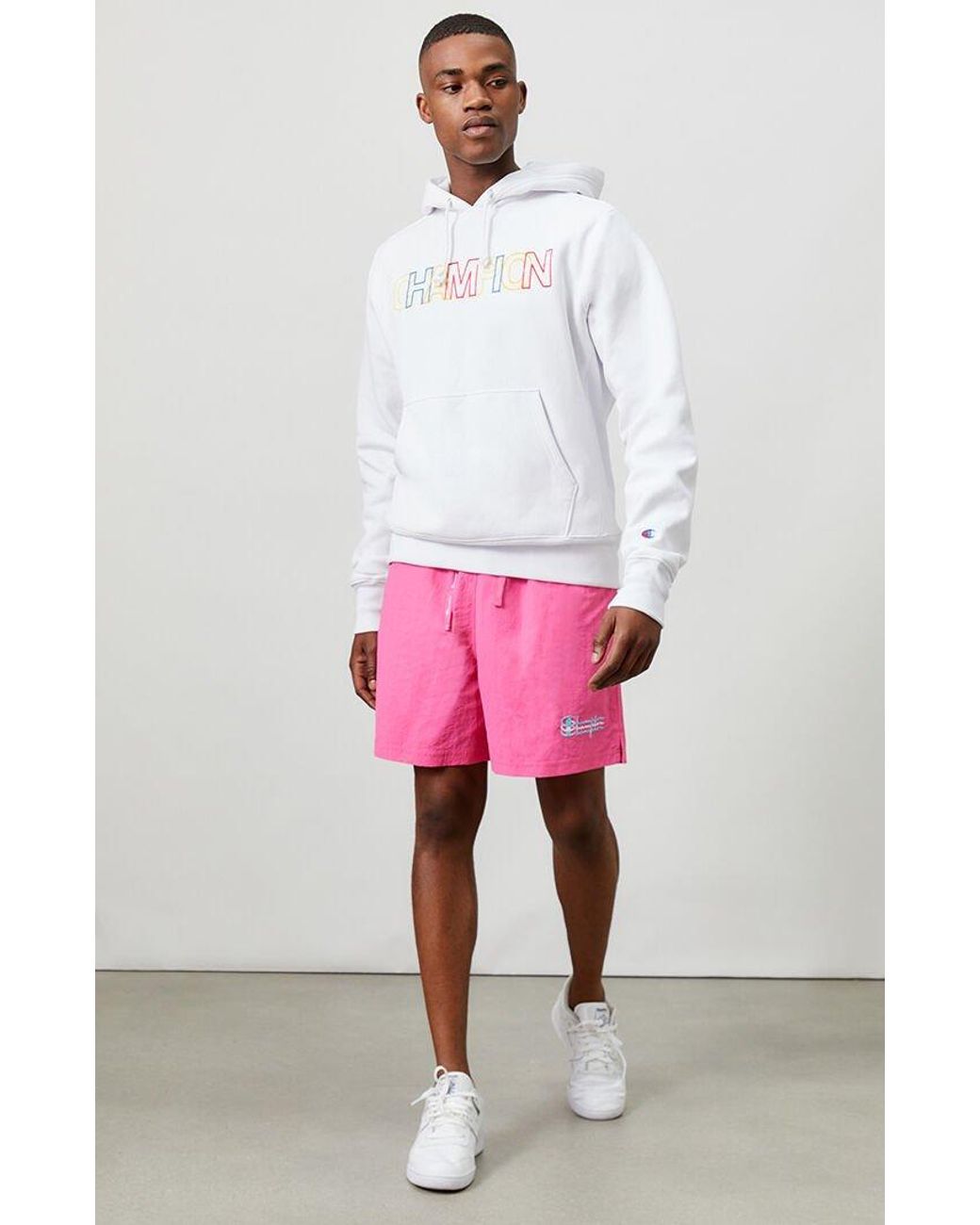 champion men's stacked nylon ripstop shorts