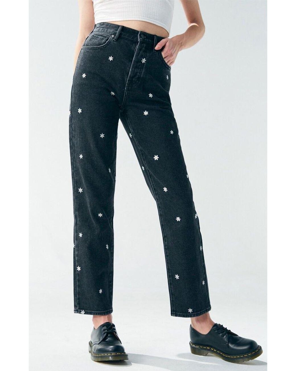 pacsun raining daisy mom jeans