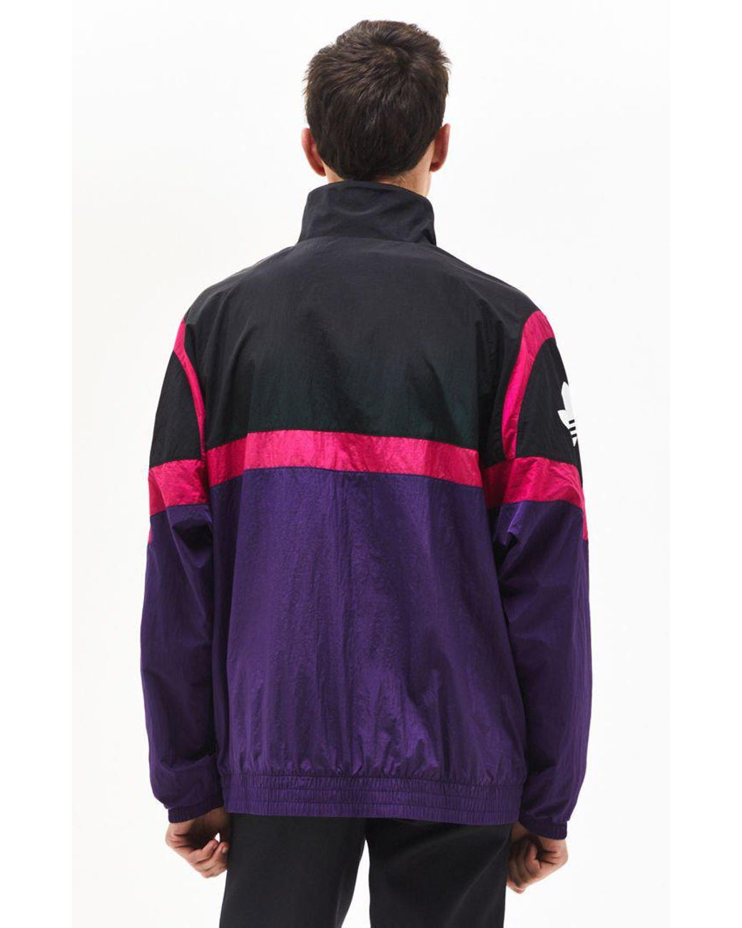 adidas Sportive Purple Track Jacket for Men | Lyst