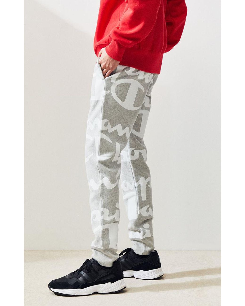 All Over Logo Men's Champion Life Reverse Weave Joggers 